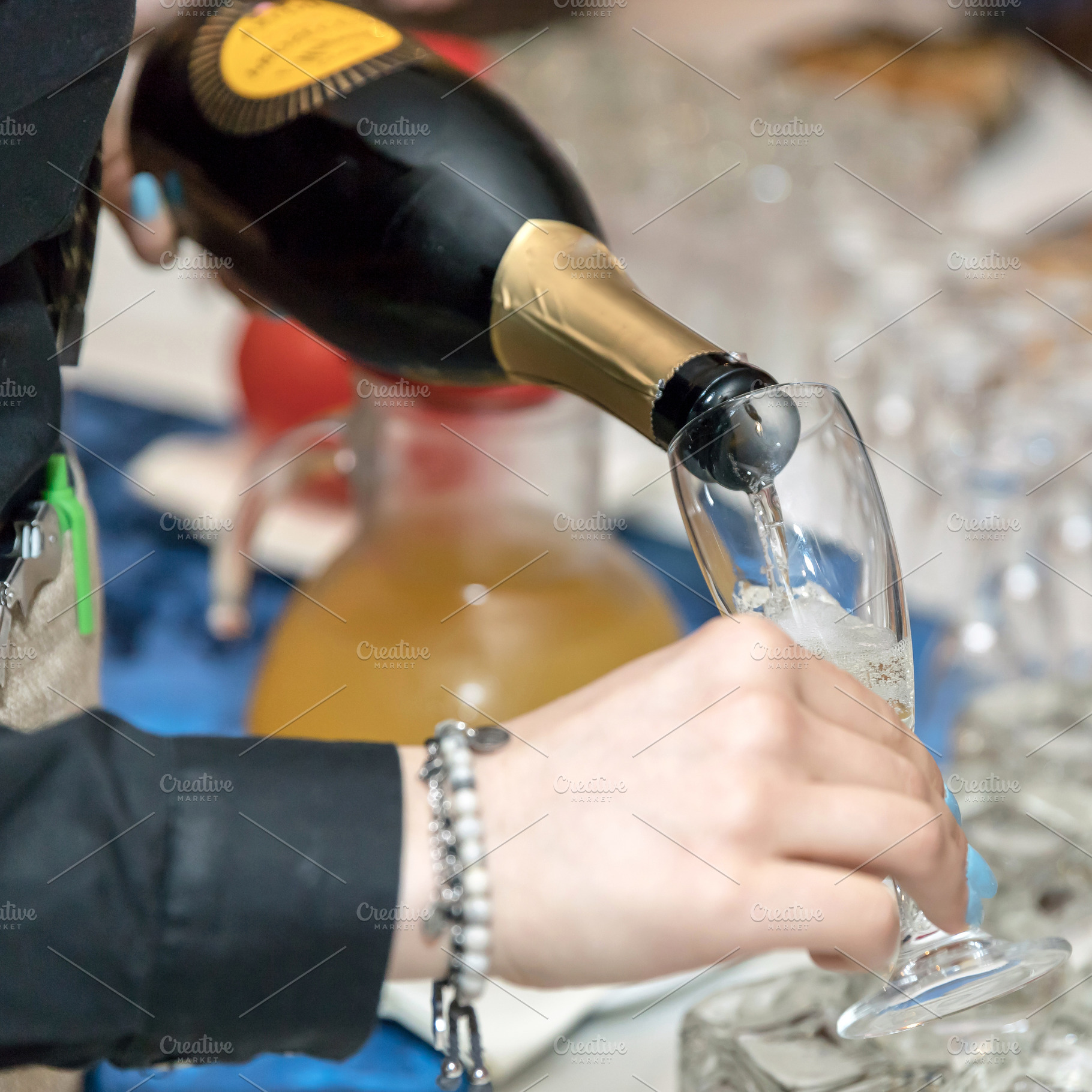 Aperitif in restaurant party, a Food & Drink Photo by KYNA STUDIO