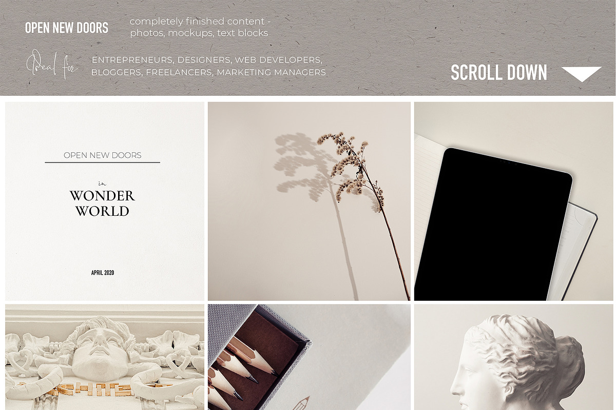 Minimalism. Feed №9, a Social Media Template by OntheMoon (Photo 2 of 10)