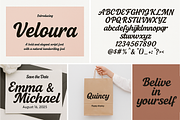 Veloura Bold font, a Handwritten Font by cocodesign (Thumbnail 2 of 7)