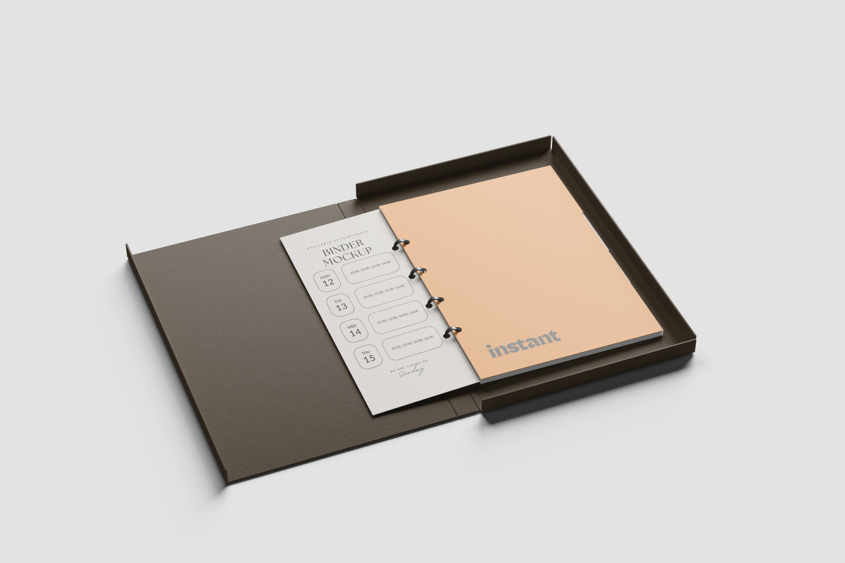 Binder Mockup, a Books & Magazine Mockup by Akaimockup (Photo 4 of 5)
