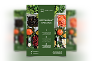 6 Restaurant Flyers, a Flyer Template by Creatricks (Thumbnail 7 of 7)