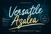 Versatile Azalea Brush Font, a Handwritten Font by Letterhanna Studio (Thumbnail 1 of 15)