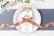 Wedding Program Template Canva, an Invitation Template by ShineOnWedding (Thumbnail 5 of 9)