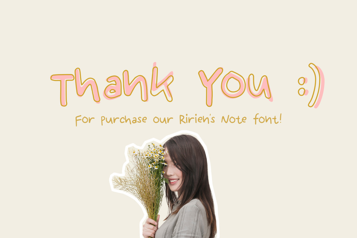 Ririen's Notes | Natural handwritten, a Script Font by Scratch Design (Photo 11 of 11)