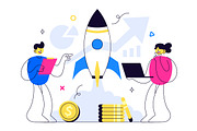 10 Business Startup Illustration, a Finance Illustration by denayunebgt (Thumbnail 4 of 4)