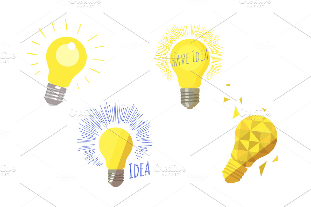 Light Bulbs, an Object Graphic by Poloviiinkin (Photo 3 of 5)