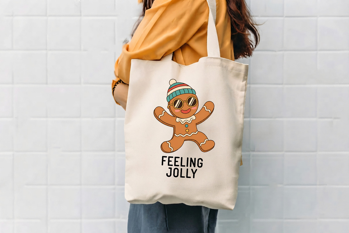 Feeling Jolly Gingerbread PNG Design, a Seasonal Illustration by CrexoraLab (Photo 4 of 4)