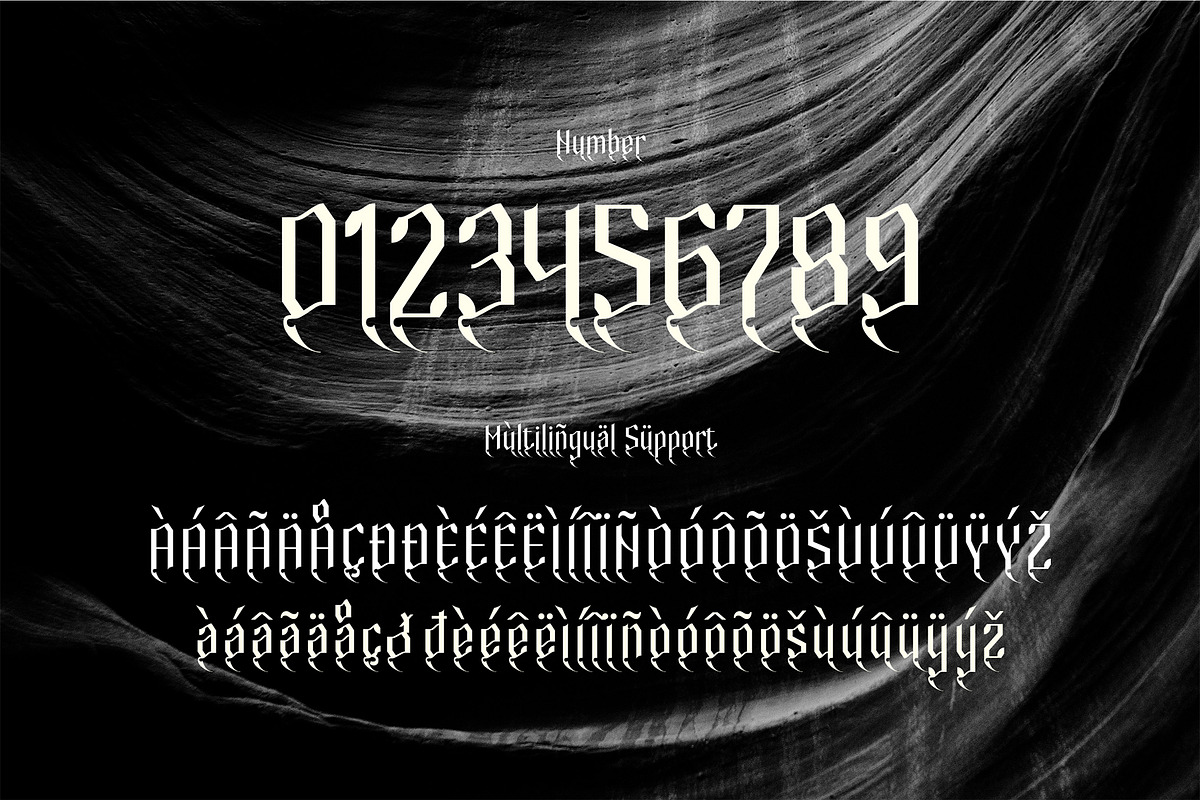 Sabbatic Display - Modern Doom v02, a Blackletter Font by riff.type (Photo 6 of 10)