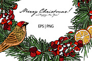 8 Christmas cards, a Card Template by coconut_forest (Thumbnail 2 of 3)