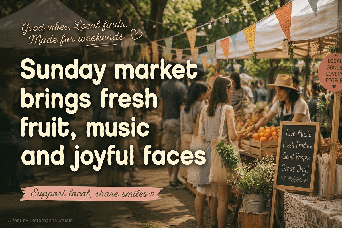 Baltufino Bold Handwritten Marker, a Handwritten Font by Letterhanna Studio (Photo 8 of 9)
