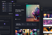 NFT Website, an UI Kit Template by Julia Shagofferova (Thumbnail 9 of 13)