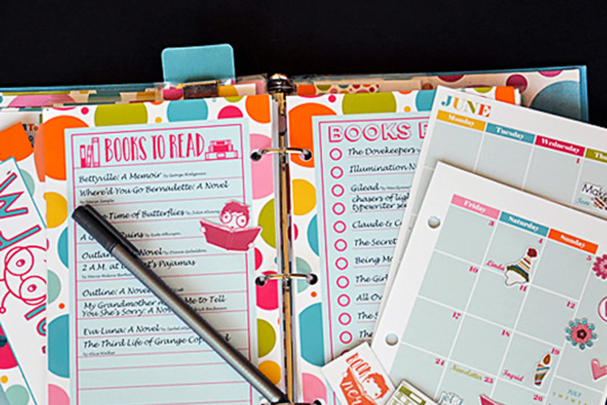 Customizable Planner Page Templates, a Stationery Template by Studio Kitsch