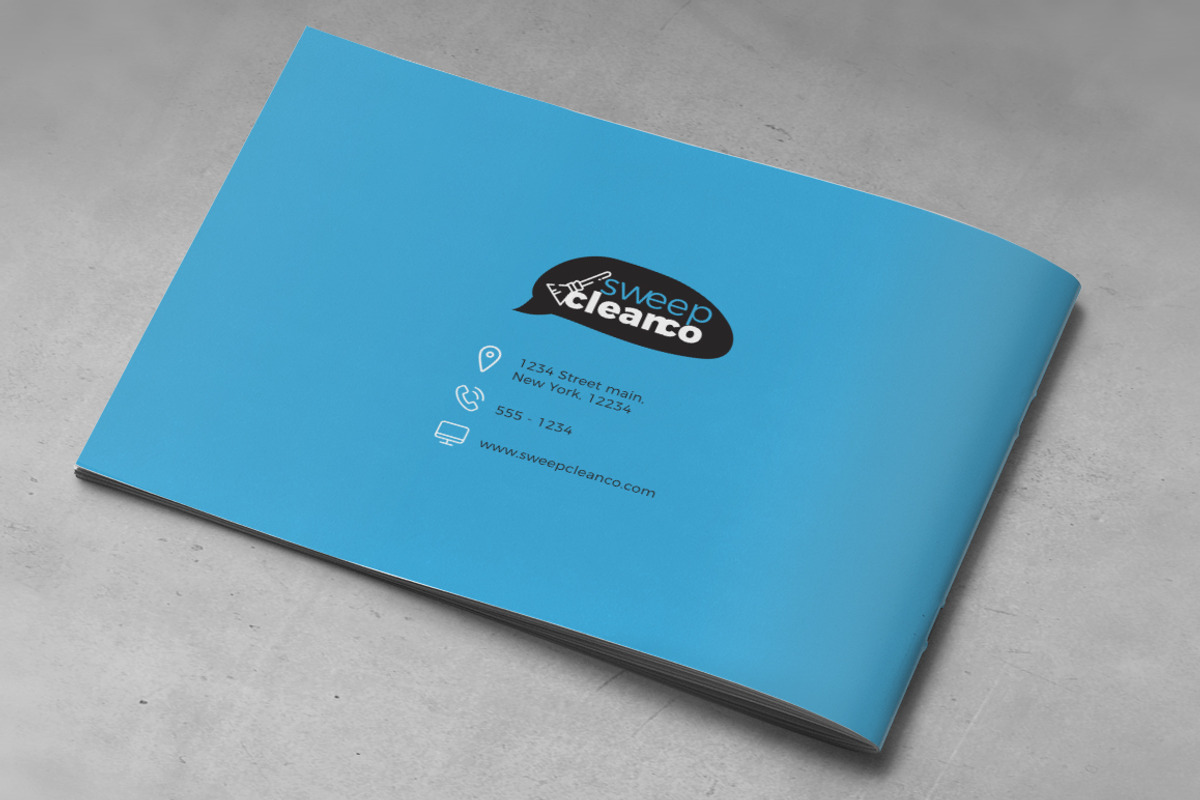 Cleaning Service Company Brochure A5, a Brochure Template by Rahardi Creative (Photo 8 of 9)
