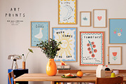 SUN & FLOWERS. Patterns & Art print, a Decorative Illustration by annartdreams (Thumbnail 2 of 9)