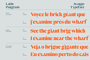 Avango Display Serif, a Serif Font by Designsation (Thumbnail 10 of 10)
