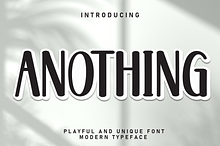 Anothing | Script Font