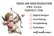 Valentines Cupid Clipart, an Illustration by OK Design (Thumbnail 5 of 6)
