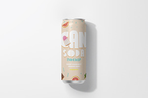 Soda Can Mockups