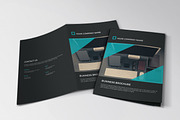 Corporate Bifold Brochure, a Brochure Template by retrographix (Thumbnail 1 of 5)