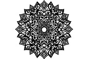 Black Floral Mandala Bundle, an Illustration by Designer_Momina (Thumbnail 11 of 20)