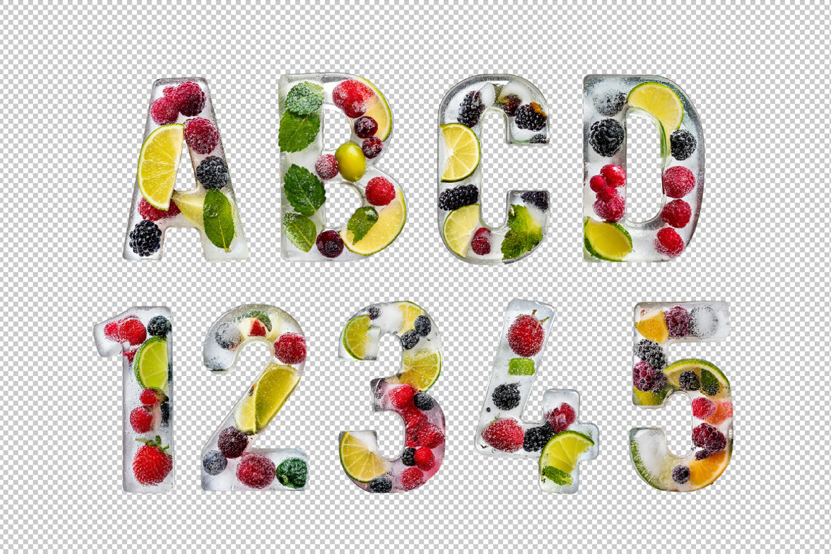 Berry Ice Cubes Font, a Sans Serif Font by Handmadefont (Photo 10 of 10)
