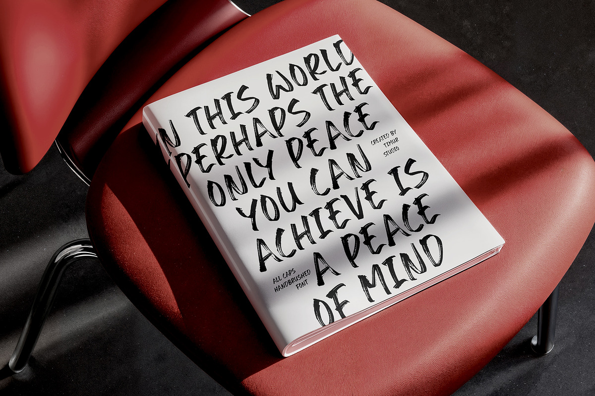 Hyper Track Font, a Handwritten Font by Timurtype (Photo 4 of 7)