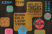 Quark | Y2K Block Type, a Sans Serif Font by Artifact Bazaar (Thumbnail 4 of 9)