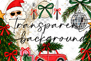 Christmas Party Clipart, a Decorative Illustration by BigCakeBee (Thumbnail 2 of 3)