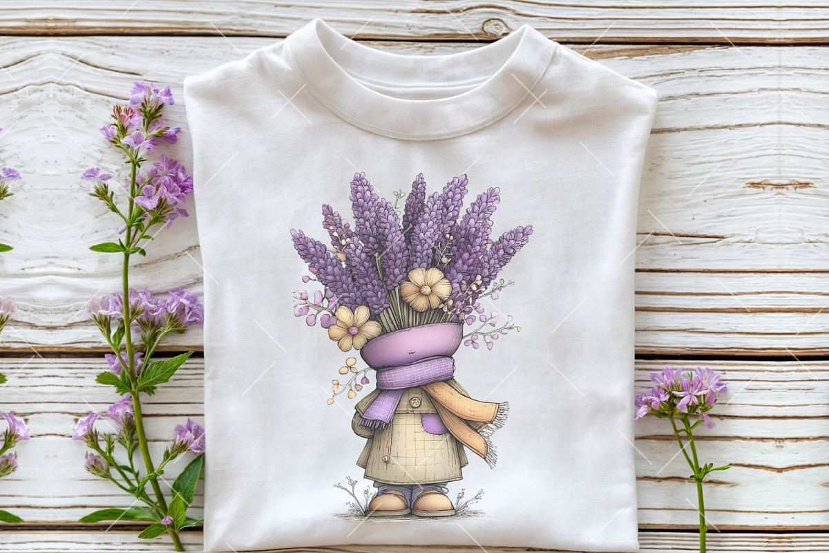 Whimsical Lavender Spring Clipart, an Illustration by OK Design (Photo 6 of 6)