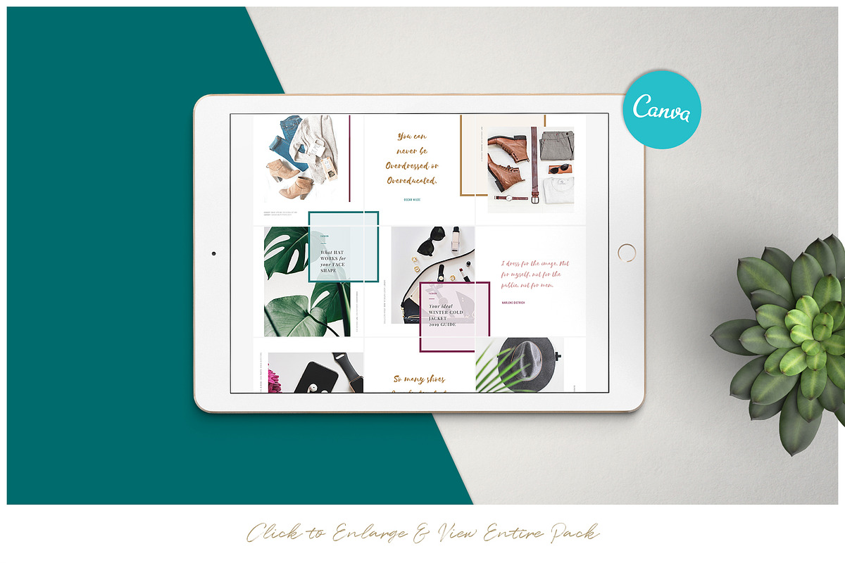 THE GRID | Canva & PPT, a Social Media Template by Marigold Studios (Photo 14 of 14)