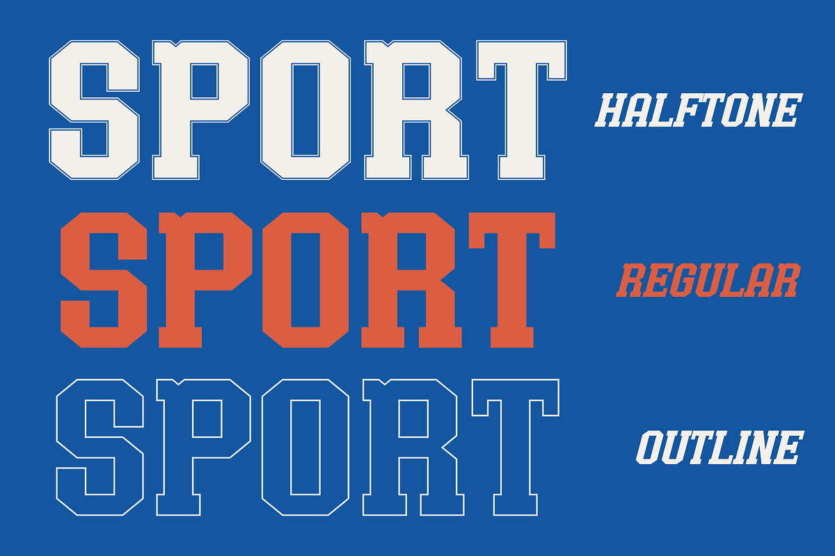Bullsy College - A Classic Sport, a Slab Serif Font by Marvadesign (Photo 2 of 6)