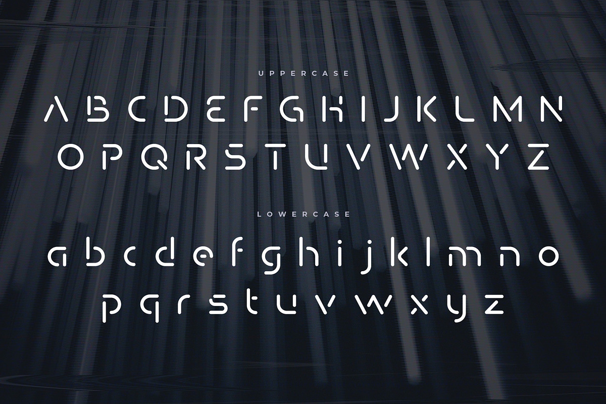 Alpha Sector - Tech Font preview 2