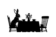 Garden Bunny Silhouette Bundle, an Illustration by jahid234 (Thumbnail 34 of 48)