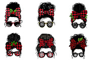 Messy bun clip-art, an Illustration by CreationArt (Thumbnail 4 of 5)