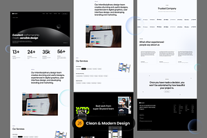 Skyword - Studio Agency Landing Page