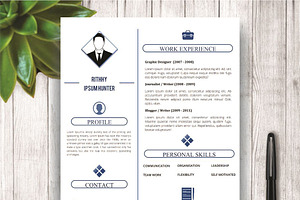 Simple Resume Template With Photo