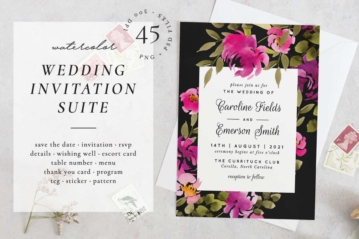 Juliet's Garden - weddind suite, an Invitation Template by Helen Halik art (Photo 1 of 9)