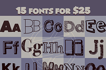 15-Font Collection