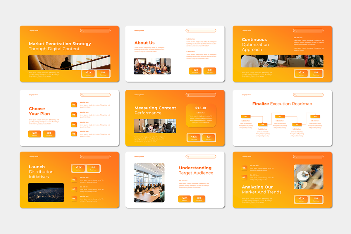Market Penetration Strategy Keynote, a Presentation Template by QR Design Studio (Photo 2 of 3)