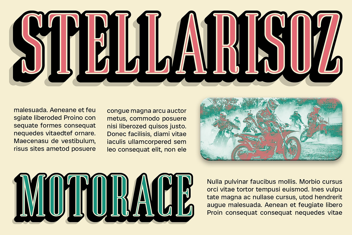 Aguero Serif Rounded 3D, a Serif Font by Craft Supply Co. (Photo 3 of 8)