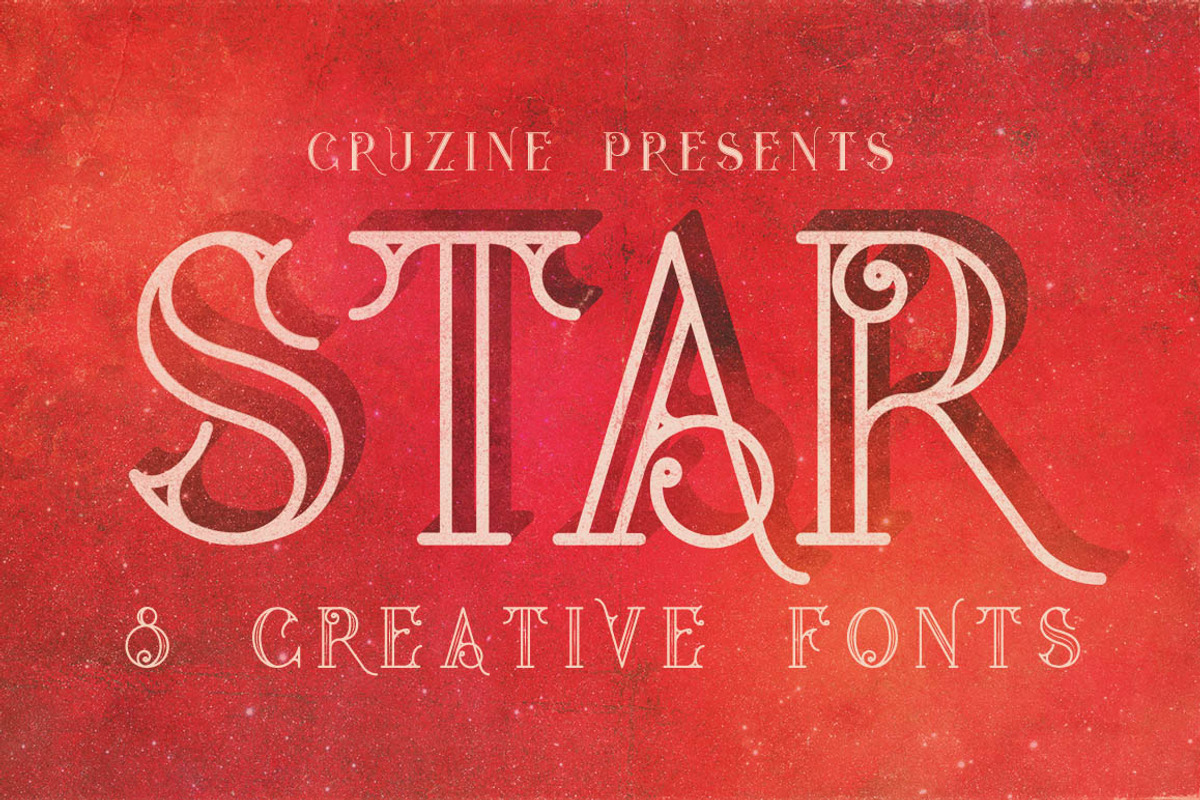 SALE Fonts MegaBundle - 57 Fonts, a Script Font by Cruzine (Photo 11 of 13)