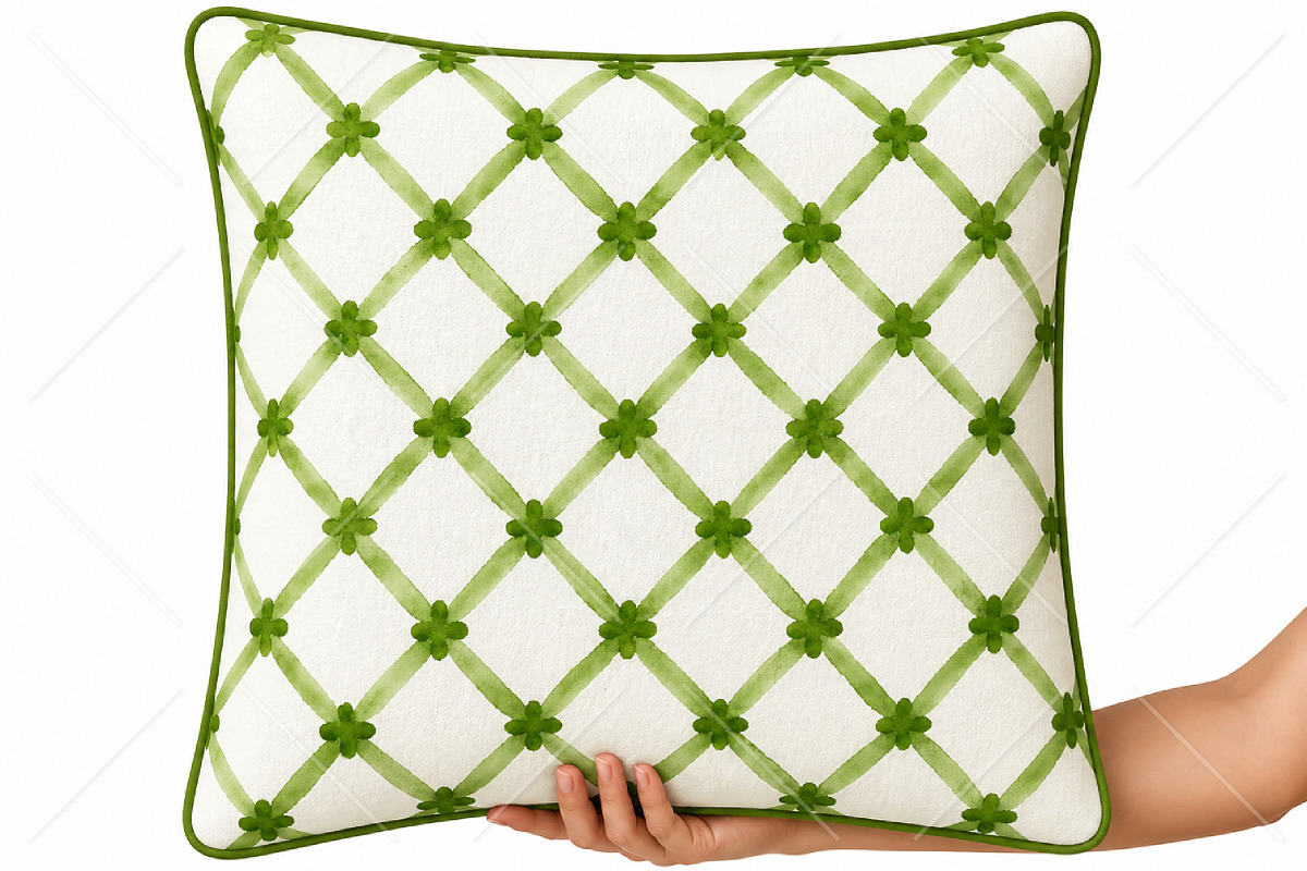 Abstract Geometric Floral Pattern, a Pattern Graphic by Canvas Craft (Photo 4 of 9)