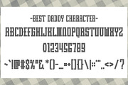 Best Daddy - Condensed Slab Serif, a Slab Serif Font by Pian45 Studio (Thumbnail 9 of 9)