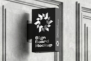 Signboard Vertical Mock-up, an Advertising Mockup by zippypixelstudio (Thumbnail 3 of 14)