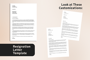 Resignation Letter Template