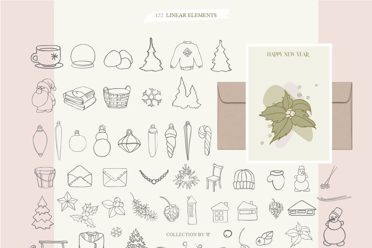 Christmas Scene Generator, an Object Graphic by Collection by VY (Photo 11 of 13)