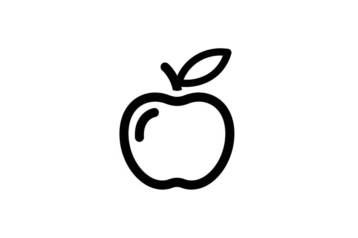 Apple Fruit Vector Icon Bundle, an Illustration by musafir_fashion (Photo 29 of 49)