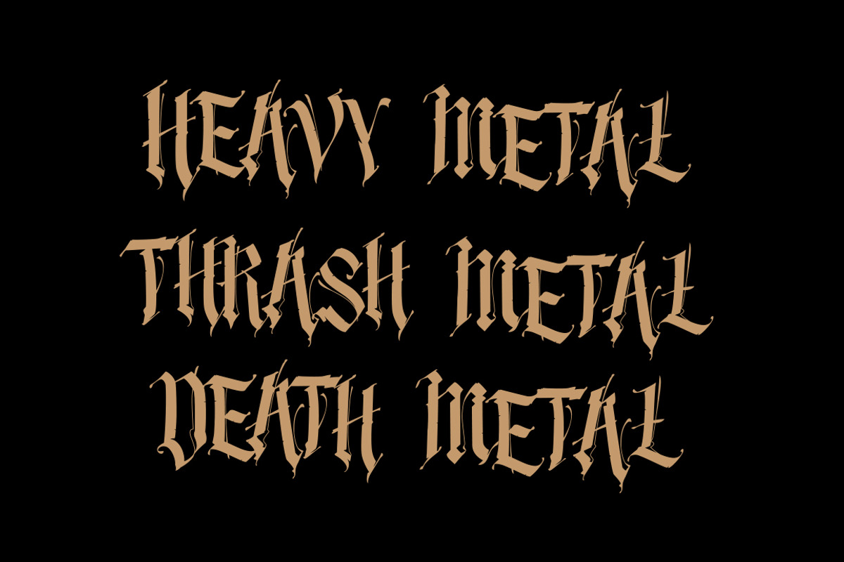 Gothic Font, a Blackletter Font by GeekClick