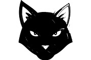 Cute Cat Silhouette Vector Mega, an Animal Illustration by Designer_Momina (Thumbnail 7 of 31)