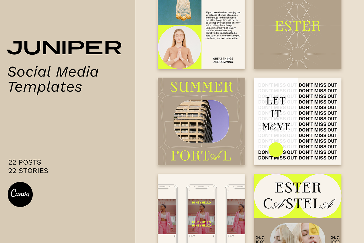 JUNIPER | Social Media Kit, a Social Media Template by Bonumo (Photo 1 of 12)